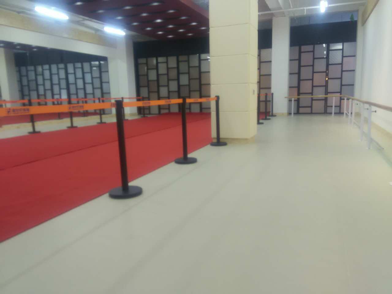 舞蹈地膠--廊坊文聯(lián)美術館成功案例