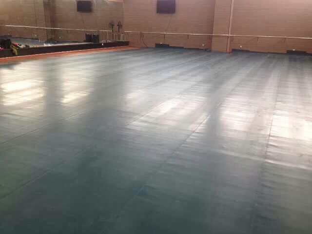 舞蹈室地膠--新疆胡楊藝陪學校成功案例