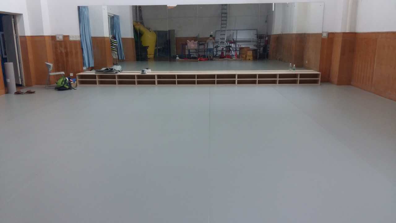 舞蹈地膠--深圳私人舞蹈室地膠成功案例