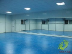 藍(lán)色舞蹈地膠施工效果圖